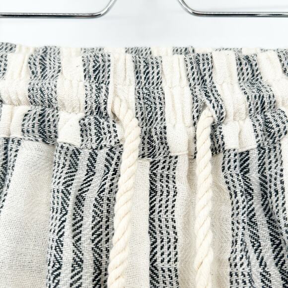 Z&L Womens Boho Beachy Tassel Drawstring Striped Pull On Wide Leg Pants Size‎ M - Picture 5 of 10